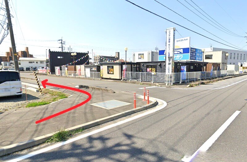 タカラスタンダード 郡山ショールームまでの徒歩経路