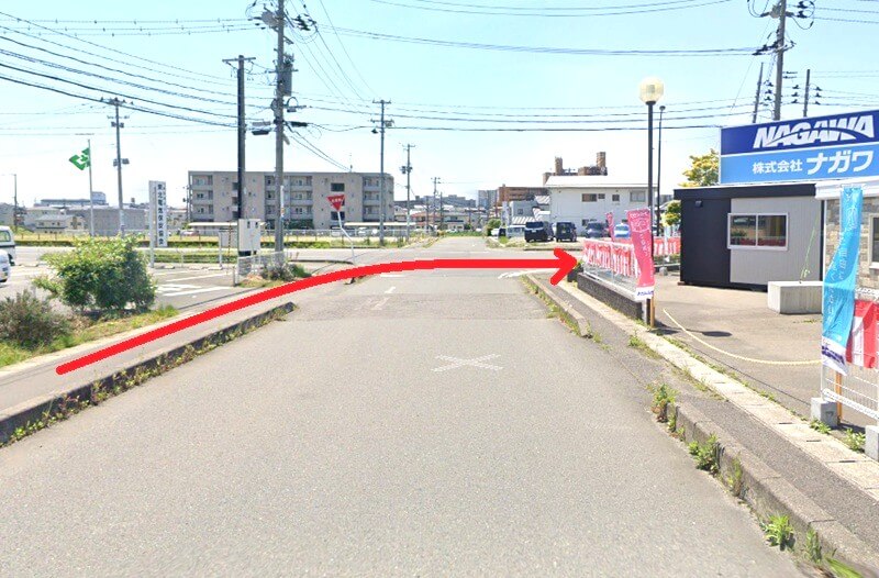 タカラスタンダード 郡山ショールームまでの徒歩経路
