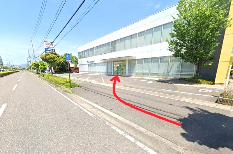 タカラスタンダード 郡山ショールームまでの徒歩経路