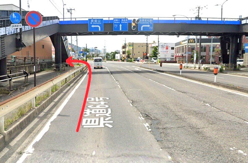 タカラスタンダード 会津ショールームまでの車の経路