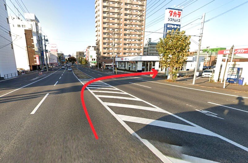 タカラスタンダード いわきショールームまでの車の経路