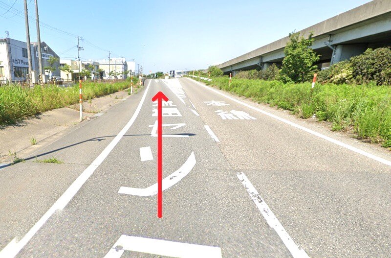 タカラスタンダード 新潟ショールームまでの車の経路