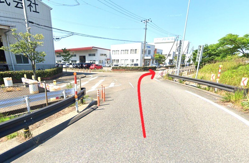 タカラスタンダード 新潟ショールームまでの車の経路