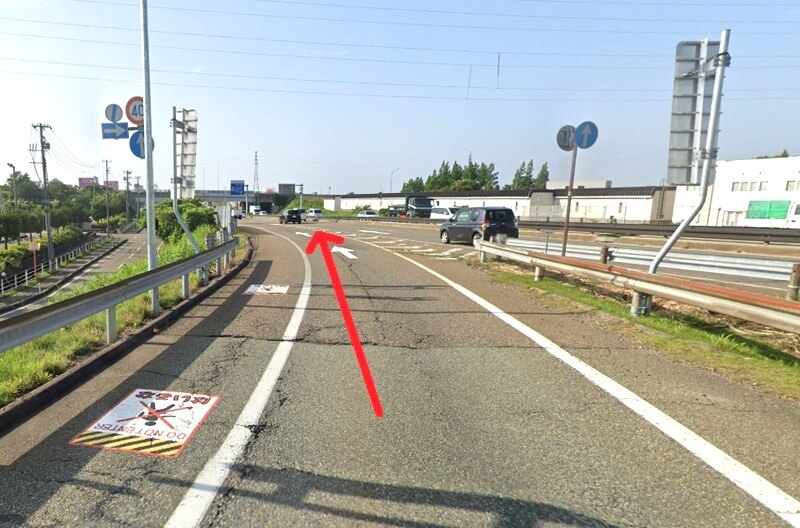 タカラスタンダード 上越ショールームまでの車の経路