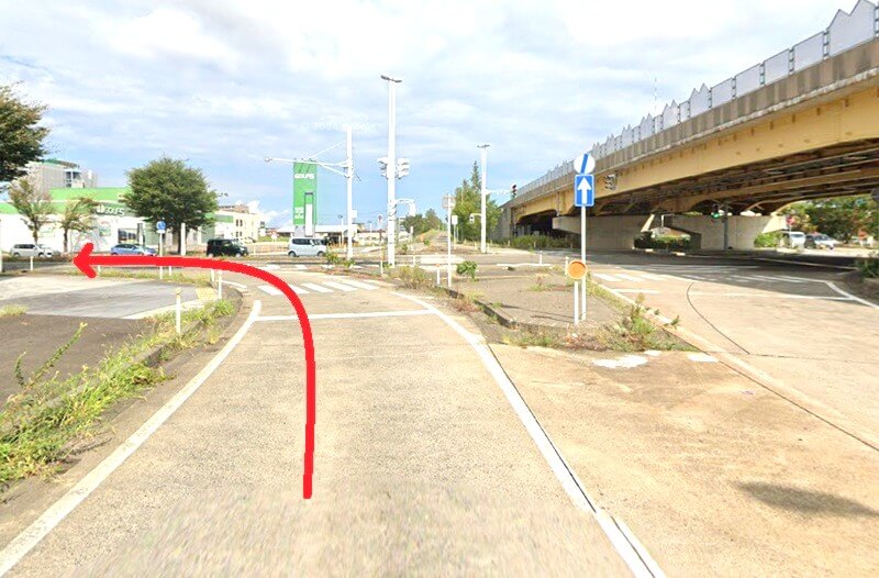 タカラスタンダード 上越ショールームまでの車の経路