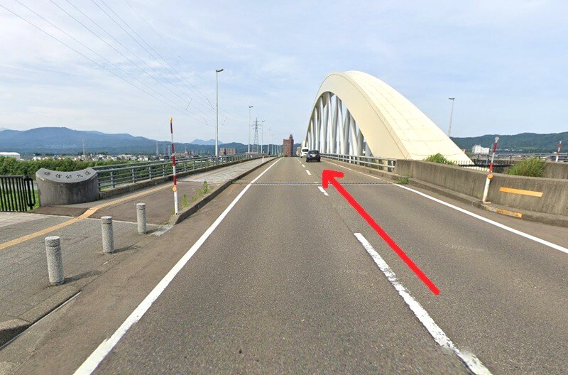 タカラスタンダード 上越ショールームまでの車の経路