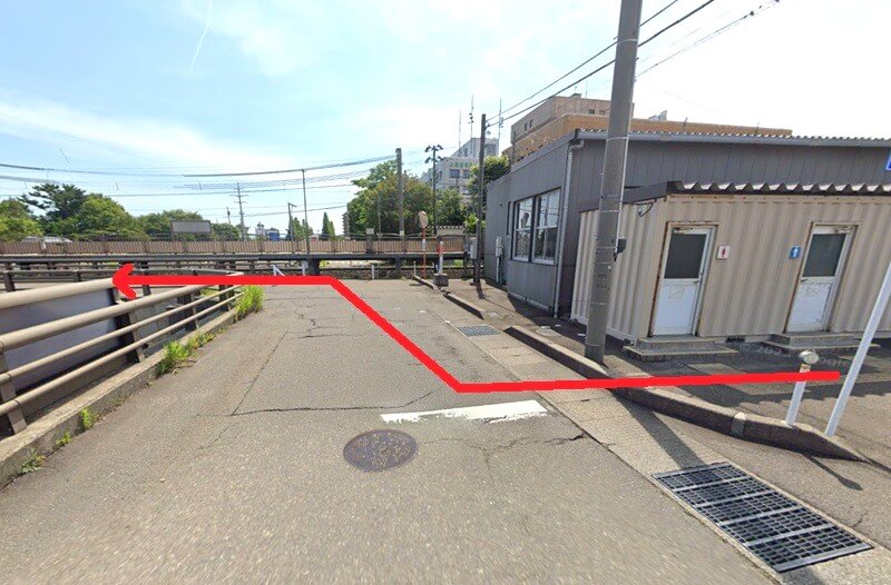 タカラスタンダード 上越ショールームまでの徒歩経路