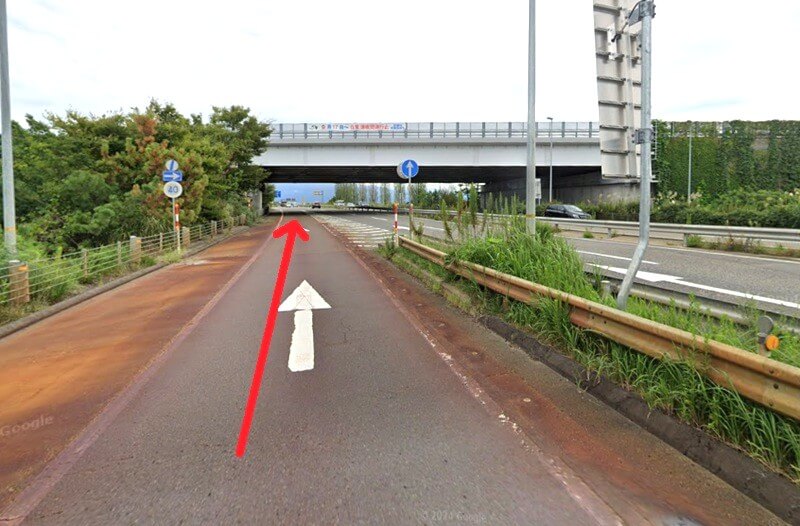 タカラスタンダード 新発田ショールームまでの車の経路