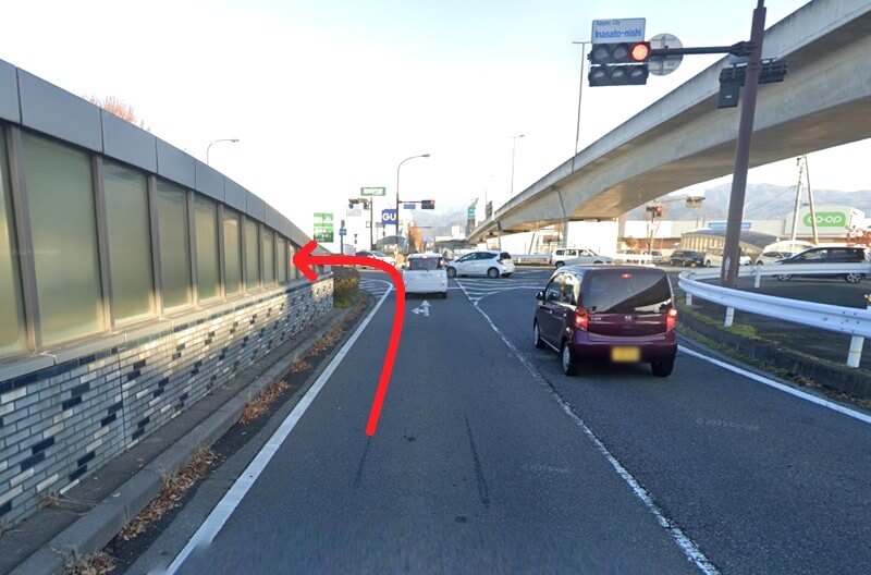タカラスタンダード 長野ショールームまでの車の経路