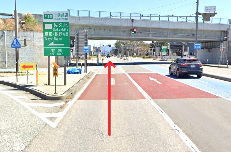 タカラスタンダード 佐久平ショールームまでの車の経路
