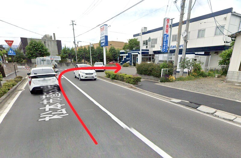 タカラスタンダード 松本ショールームまでの車の経路
