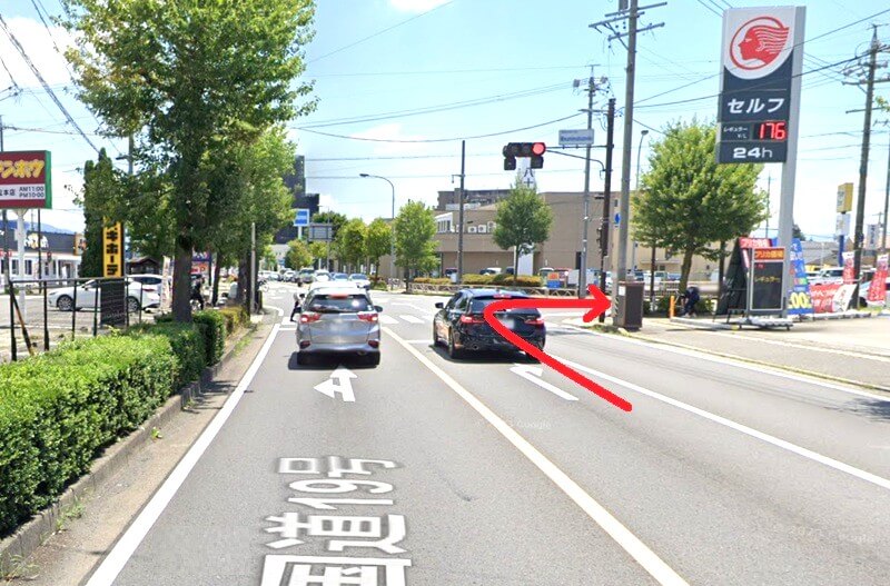 タカラスタンダード 松本ショールームまでの車の経路