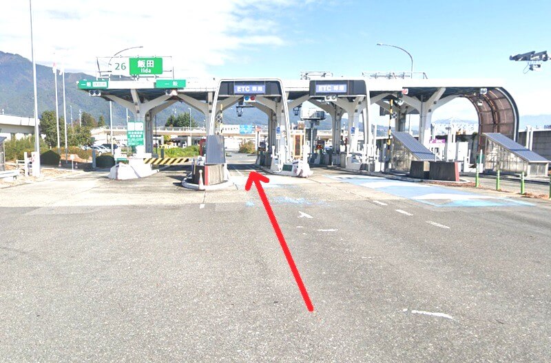 タカラスタンダード 飯田ショールームまでの車の経路