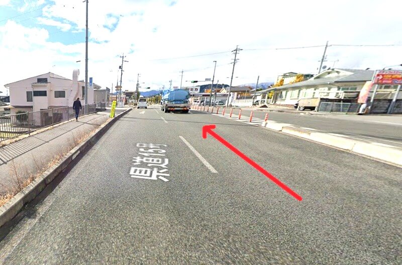 タカラスタンダード 飯田ショールームまでの車の経路