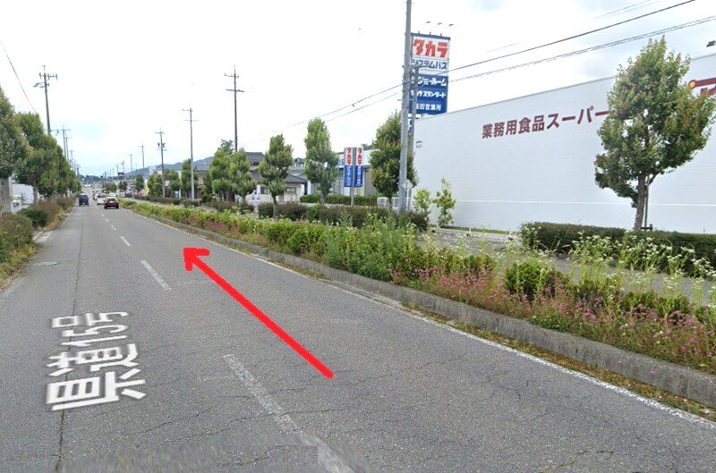タカラスタンダード 飯田ショールームまでの車の経路