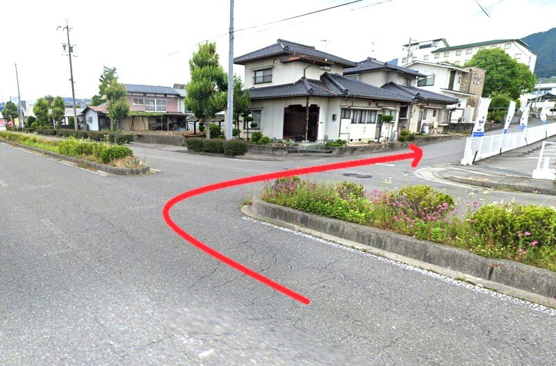 タカラスタンダード 飯田ショールームまでの車の経路