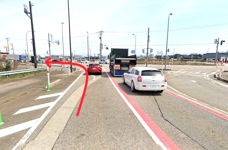 タカラスタンダード 高岡ショールームまでの車の経路
