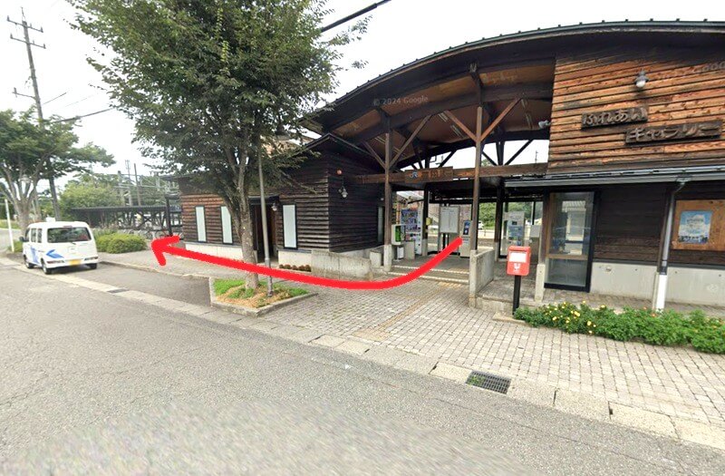 タカラスタンダード 能登ショールームまでの徒歩経路