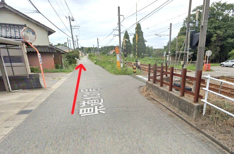 タカラスタンダード 能登ショールームまでの徒歩経路