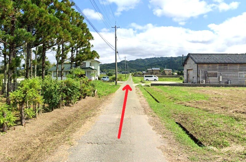 タカラスタンダード 能登ショールームまでの徒歩経路