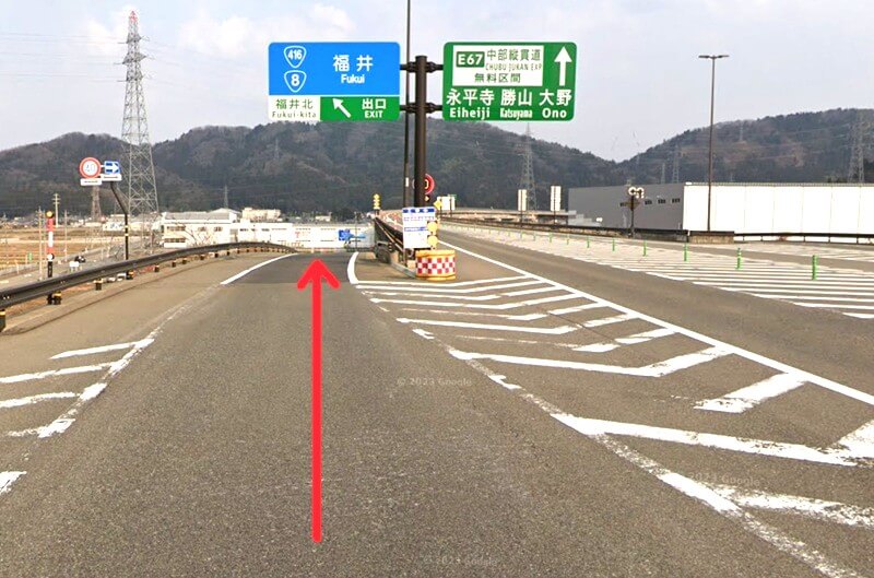 タカラスタンダード 福井ショールームまでの車の経路