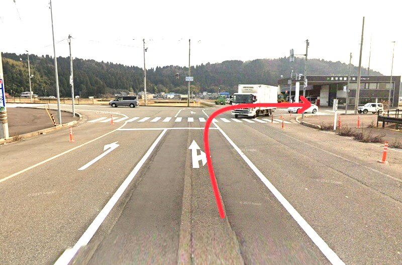 タカラスタンダード 福井ショールームまでの車の経路