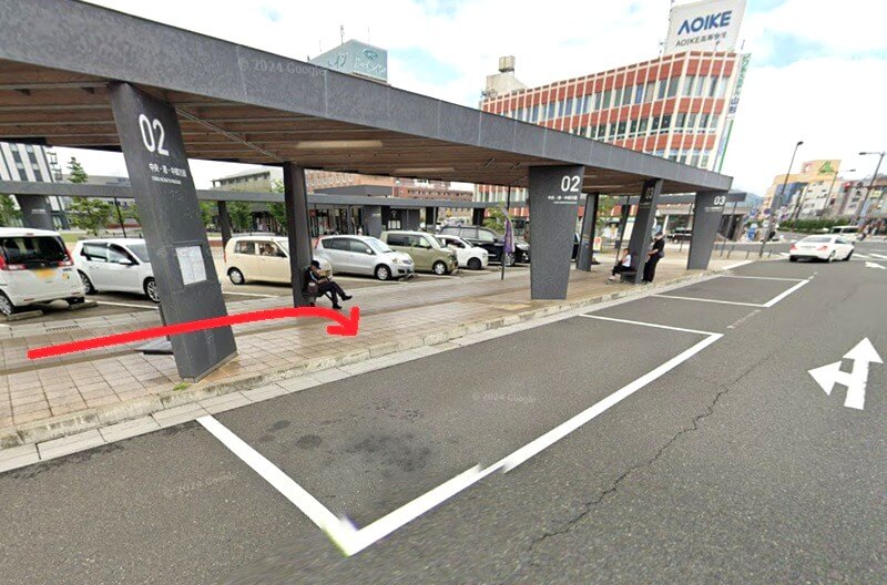 タカラスタンダード 敦賀ショールームまでの徒歩経路