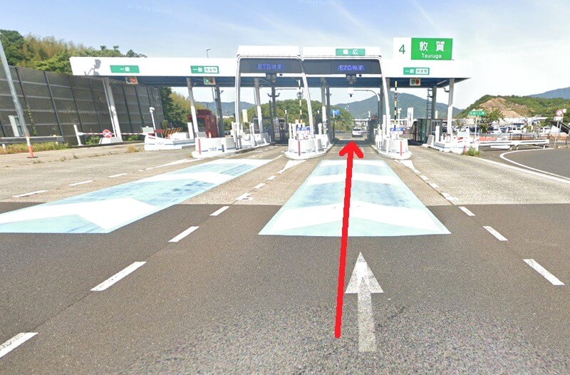 タカラスタンダード 敦賀ショールームまでの車の経路