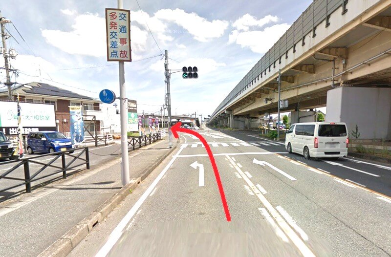 タカラスタンダード 岡山ショールームまでの車の経路