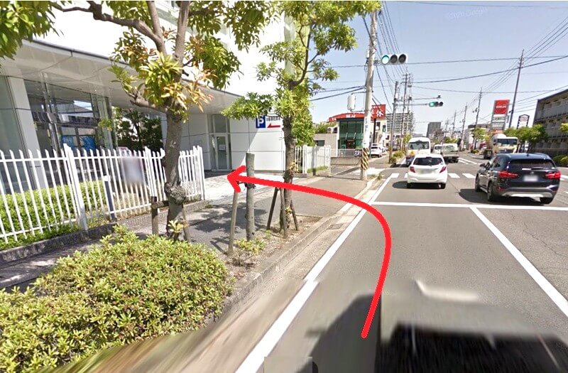 タカラスタンダード 岡山ショールームまでの車の経路