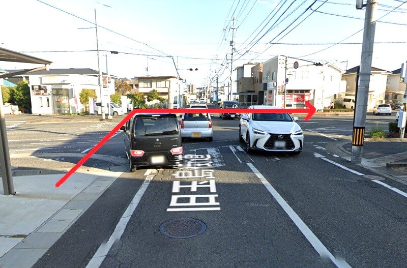 タカラスタンダード 倉敷ショールームまでの徒歩経路