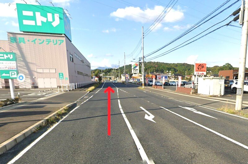 タカラスタンダード 津山ショールームまでの車の経路