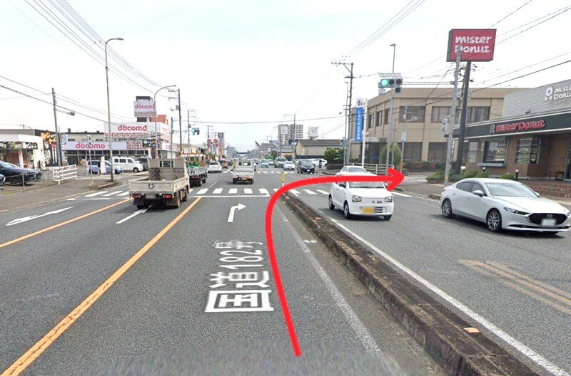 タカラスタンダード 福山ショールームまでの車の経路