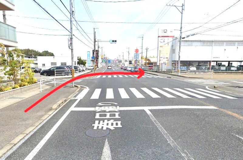 タカラスタンダード 福山ショールームまでの徒歩経路