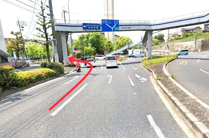 タカラスタンダード 広島商工センターショールームまでの車の経路
