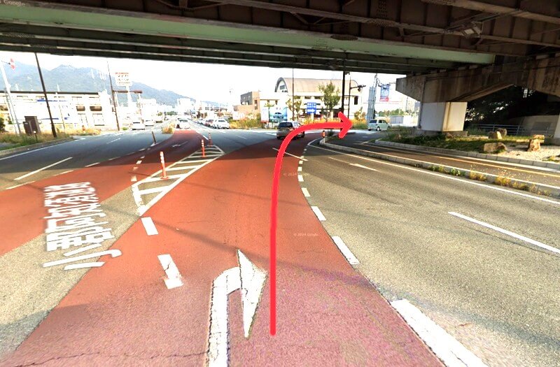 タカラスタンダード 山口ショールームまでの車の経路