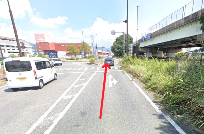 タカラスタンダード 山口ショールームまでの車の経路