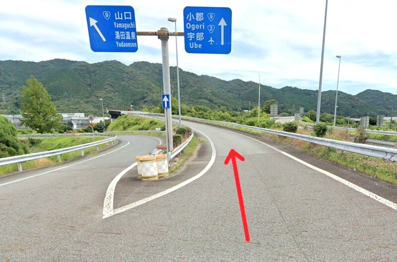 タカラスタンダード 山口ショールームまでの車の経路