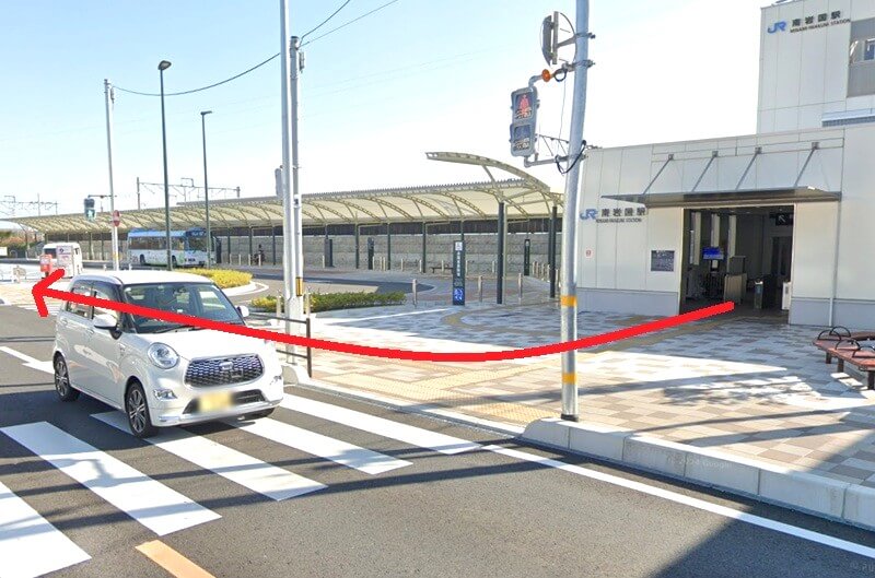 タカラスタンダード 岩国ショールームまでの徒歩経路