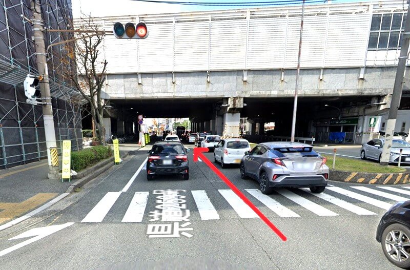 タカラスタンダード 下関ショールームまでの車の経路