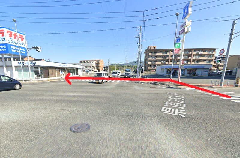タカラスタンダード 下関ショールームまでの徒歩経路