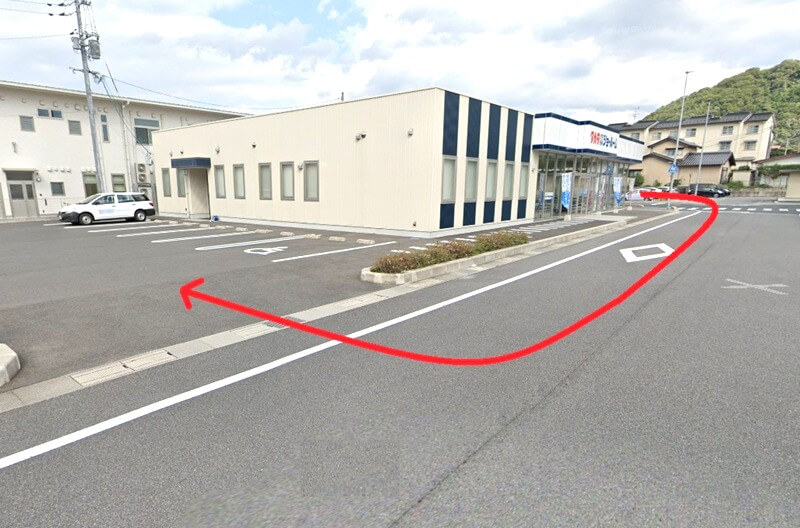 タカラスタンダード 松江ショールームまでの車の経路