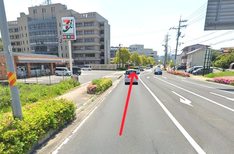 タカラスタンダード 松江ショールームまでの車の経路