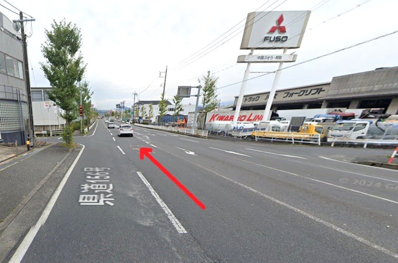 タカラスタンダード 鳥取ショールームまでの車の経路
