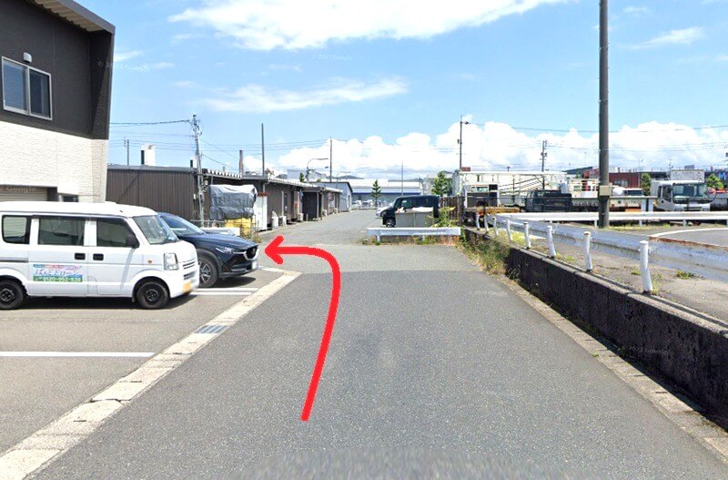 タカラスタンダード 鳥取ショールームまでの徒歩経路