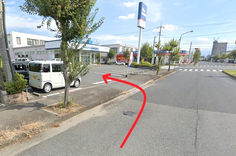 タカラスタンダード 米子ショールームまでの車の経路