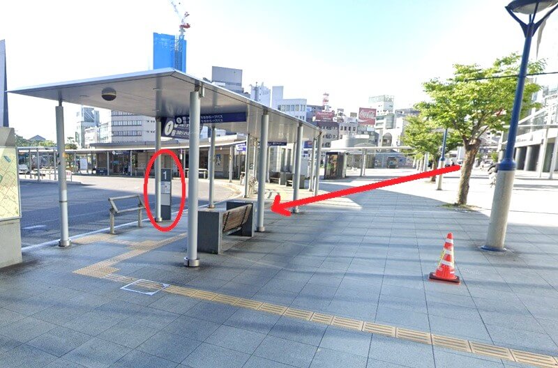 タカラスタンダード 高松ショールームまでの徒歩経路