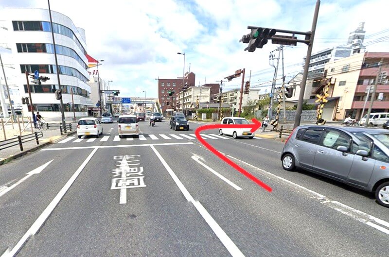 タカラスタンダード 高松ショールームまでの車の経路