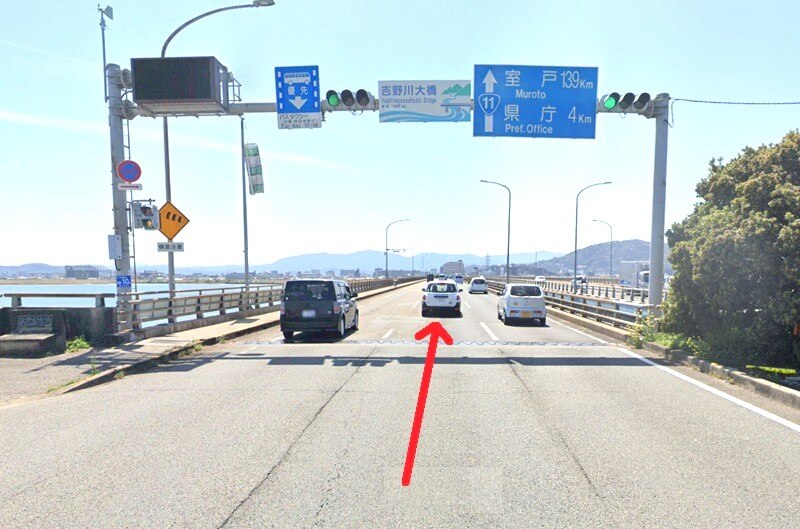 タカラスタンダード 徳島ショールームまでの車の経路